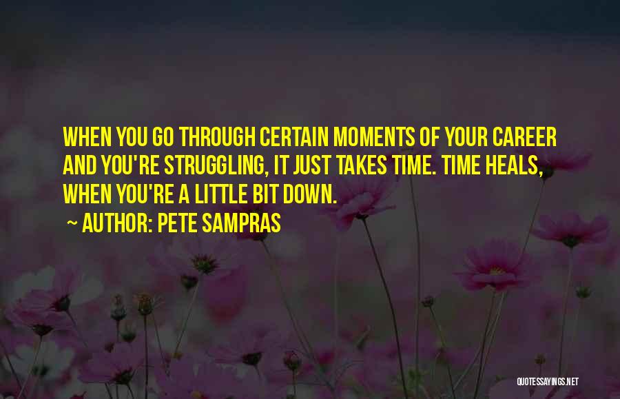 Little Bit Quotes By Pete Sampras