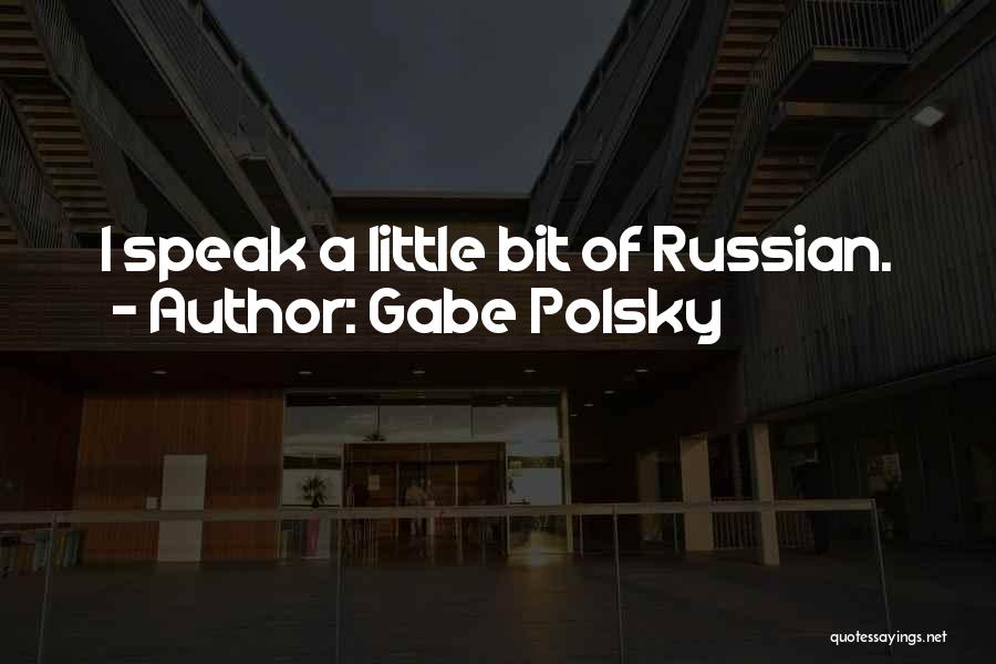 Little Bits Quotes By Gabe Polsky