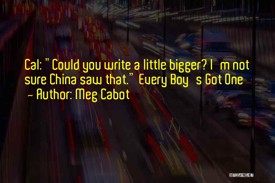 Little Boy Cute Quotes By Meg Cabot