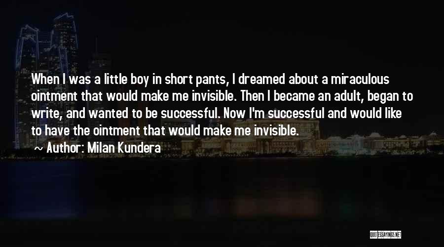 Little Boy Short Quotes By Milan Kundera