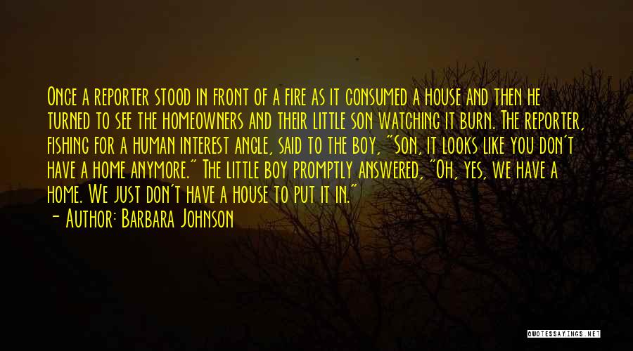 Little Boy Son Quotes By Barbara Johnson