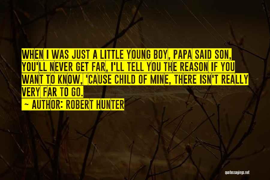 Little Boy Son Quotes By Robert Hunter