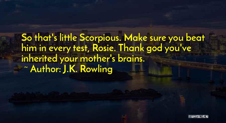 Little Brains Quotes By J.K. Rowling