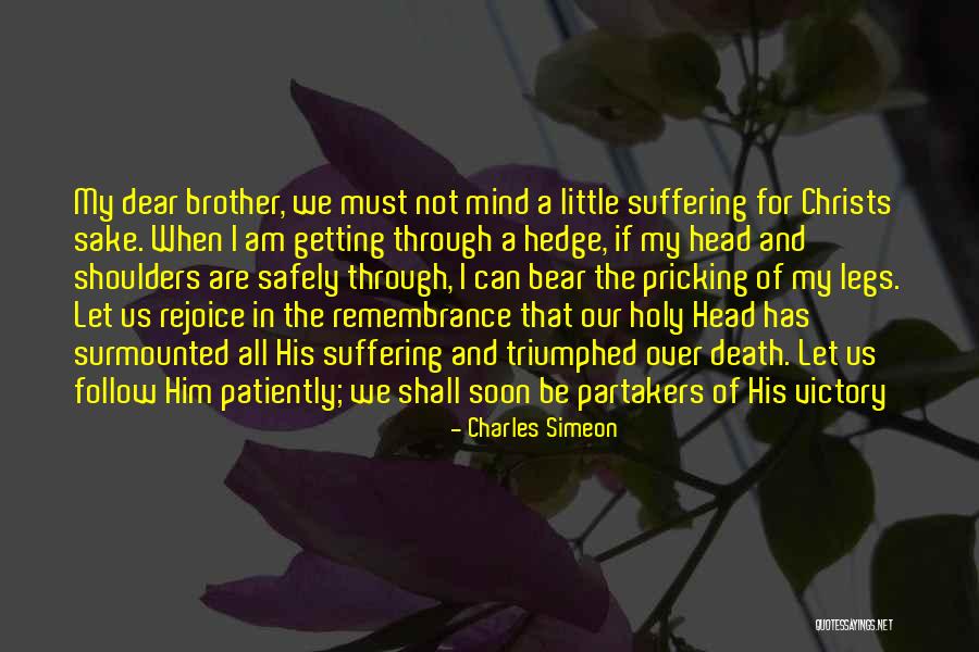 Little Brother Death Quotes By Charles Simeon Little Brother Death Quotes By Charles Simeon