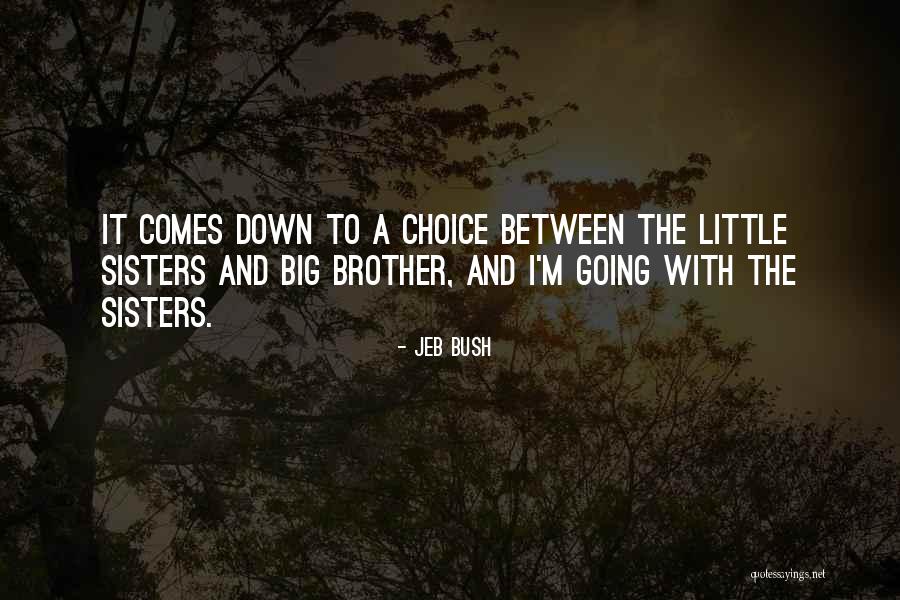 Little Brother From Big Sister Quotes By Jeb Bush Little Brother From Big Sister Quotes By Jeb Bush