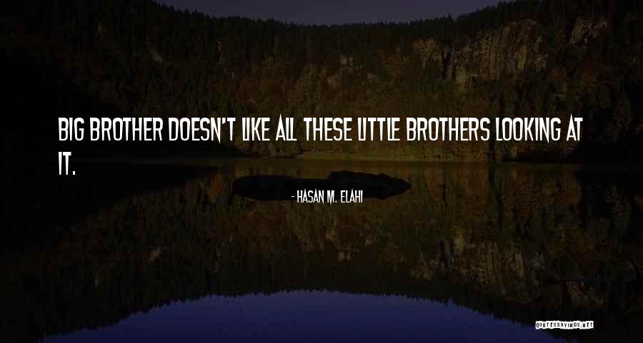 Little Brothers Quotes By Hasan M. Elahi