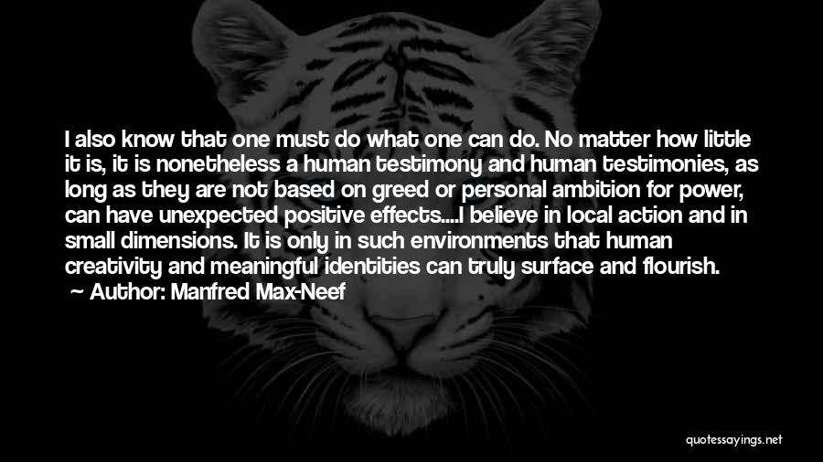 Little But Meaningful Quotes By Manfred Max-Neef