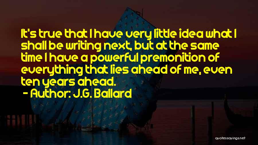 Little But Powerful Quotes By J.G. Ballard