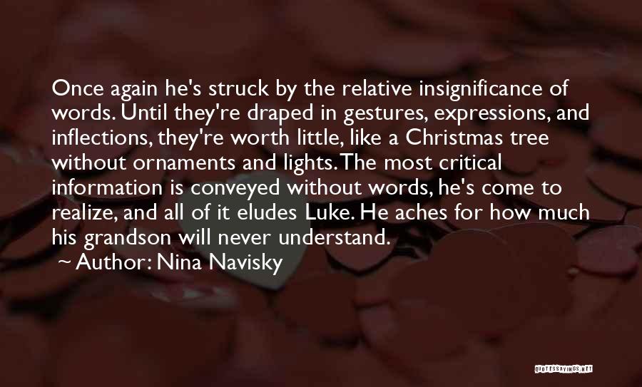 Little Christmas Tree Quotes By Nina Navisky