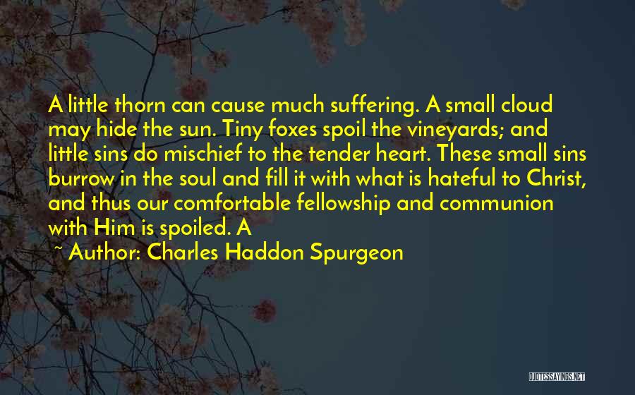 Little Foxes Quotes By Charles Haddon Spurgeon