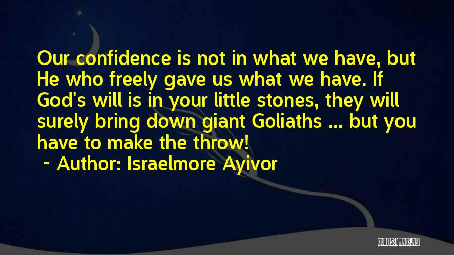 Little Giant Quotes By Israelmore Ayivor
