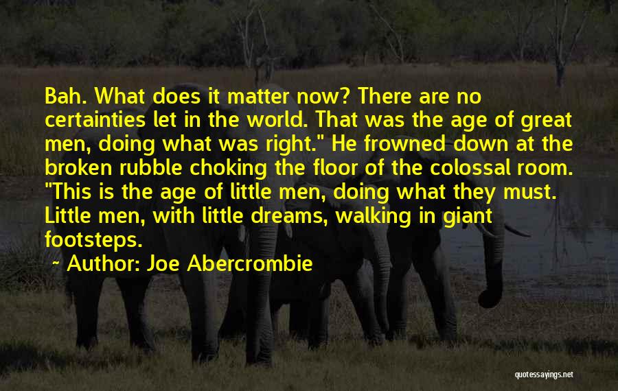 Little Giant Quotes By Joe Abercrombie