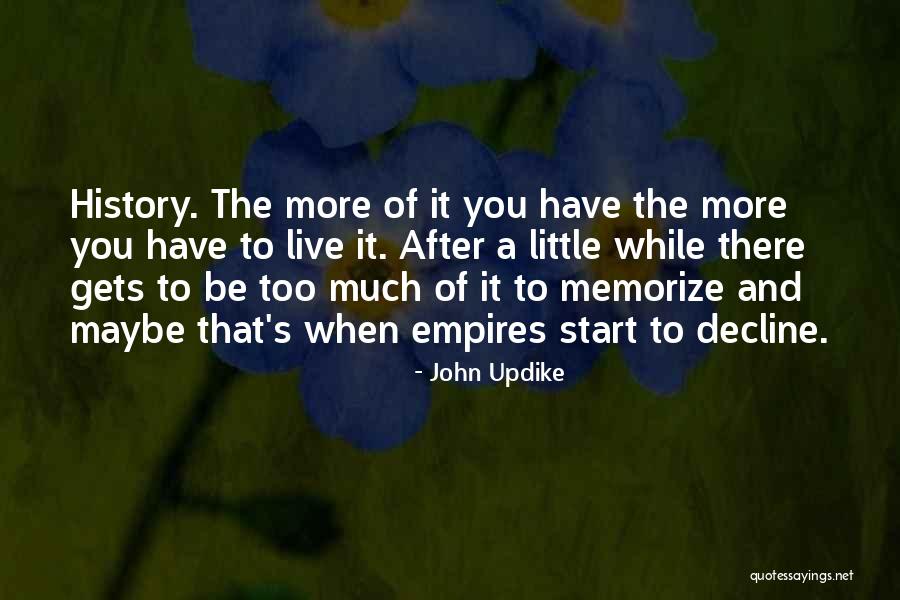 Little John Quotes By John Updike