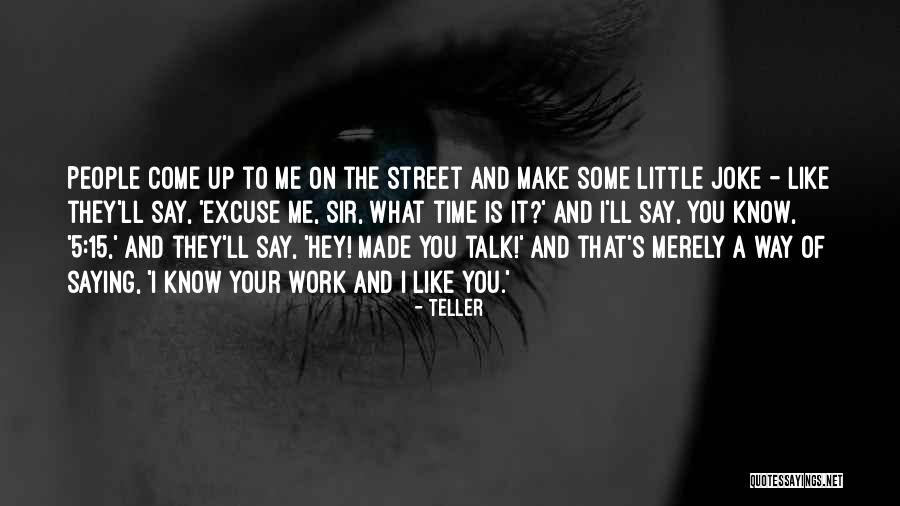 Little Joke Quotes By Teller Little Joke Quotes By Teller
