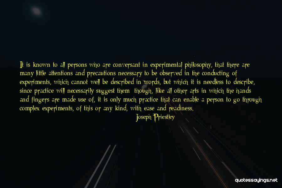 Little Known Philosophy Quotes By Joseph Priestley