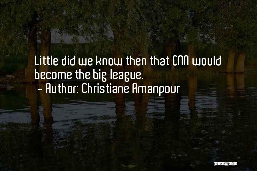 Little League Quotes By Christiane Amanpour