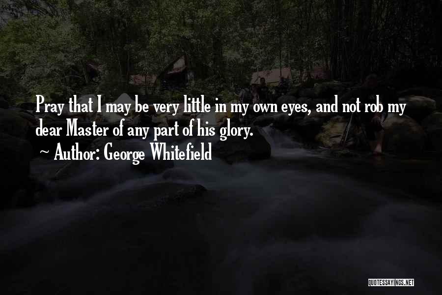 Little Master Quotes By George Whitefield