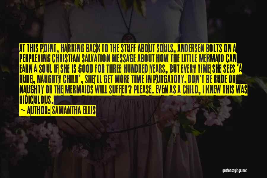 Little Mermaid Andersen Quotes By Samantha Ellis