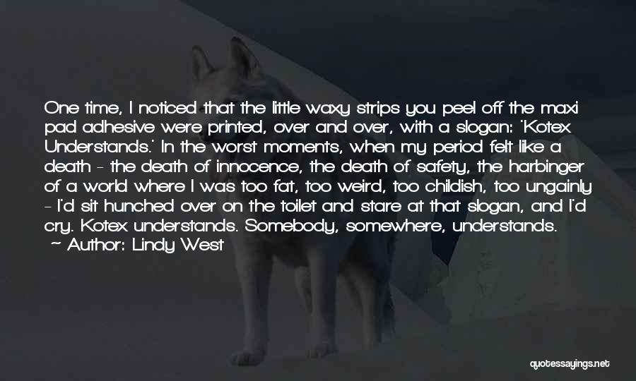 Little Moments Quotes By Lindy West