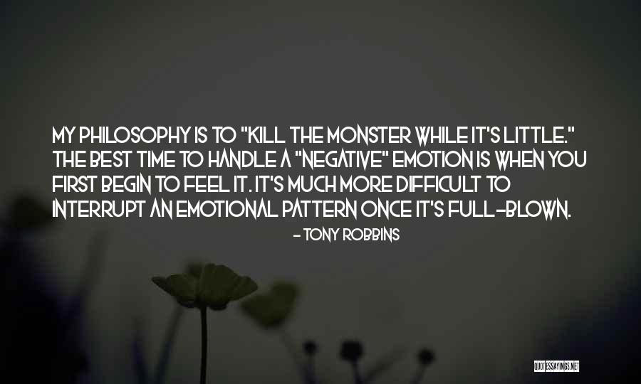 Little Monster Quotes By Tony Robbins Little Monster Quotes By Tony Robbins