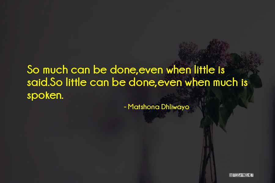 Little Sayings And Quotes By Matshona Dhliwayo