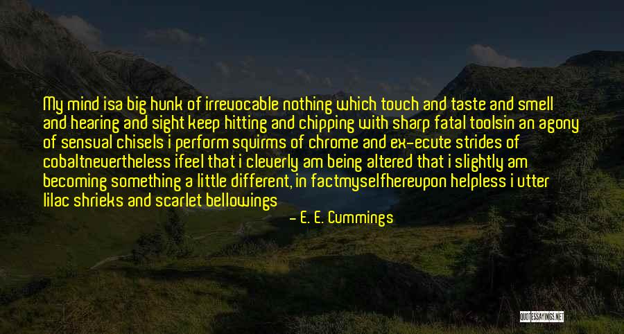 Little Scarlet Quotes By E. E. Cummings