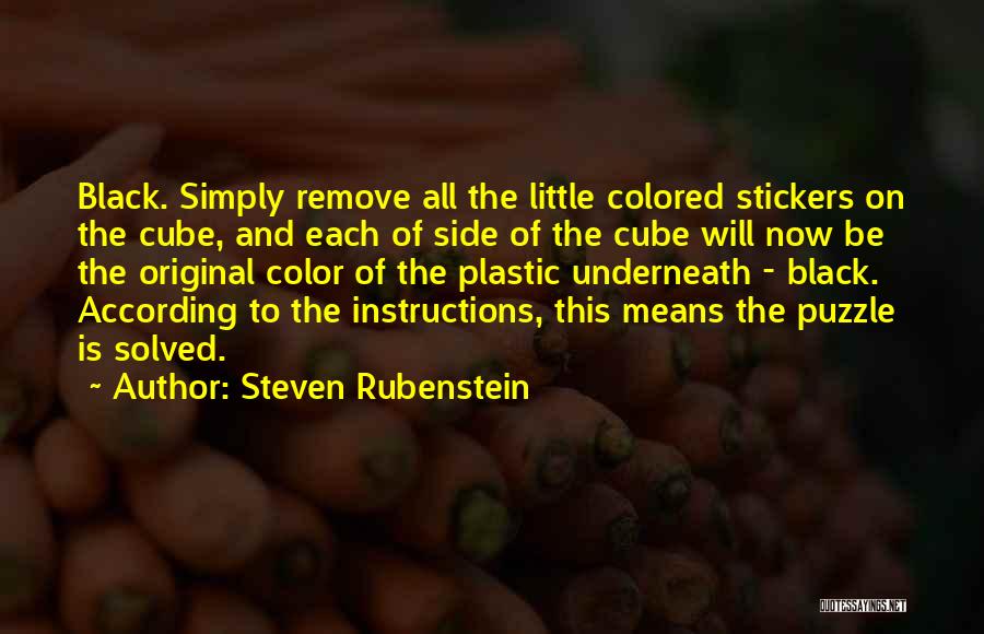 Little Steven Quotes By Steven Rubenstein