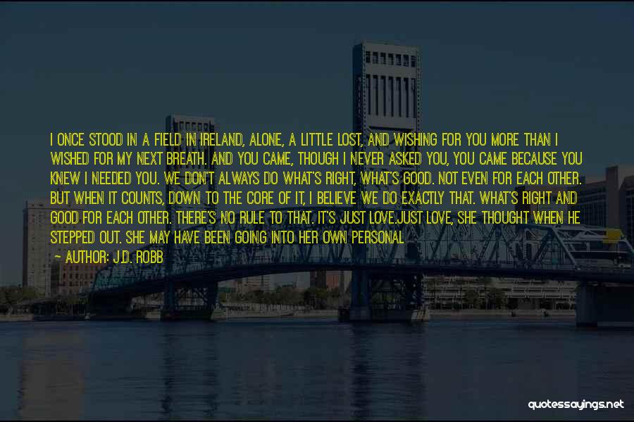 Little Thing That Counts Quotes By J.D. Robb