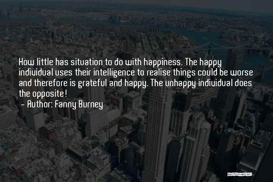 Little Things And Happiness Quotes By Fanny Burney