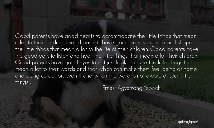 Little Things Mean A Lot Quotes By Ernest Agyemang Yeboah Little Things Mean A Lot Quotes By Ernest Agyemang Yeboah
