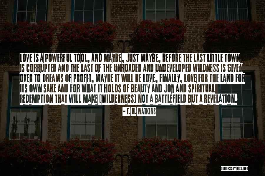 Little Town Quotes By T. H. Watkins Little Town Quotes By T. H. Watkins