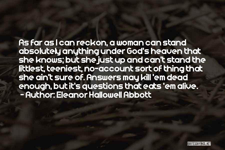 Littlest Quotes By Eleanor Hallowell Abbott