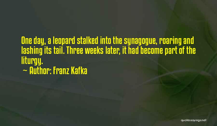 Liturgy Quotes By Franz Kafka