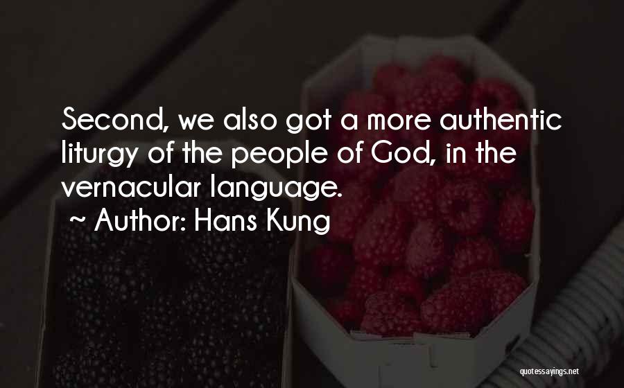 Liturgy Quotes By Hans Kung