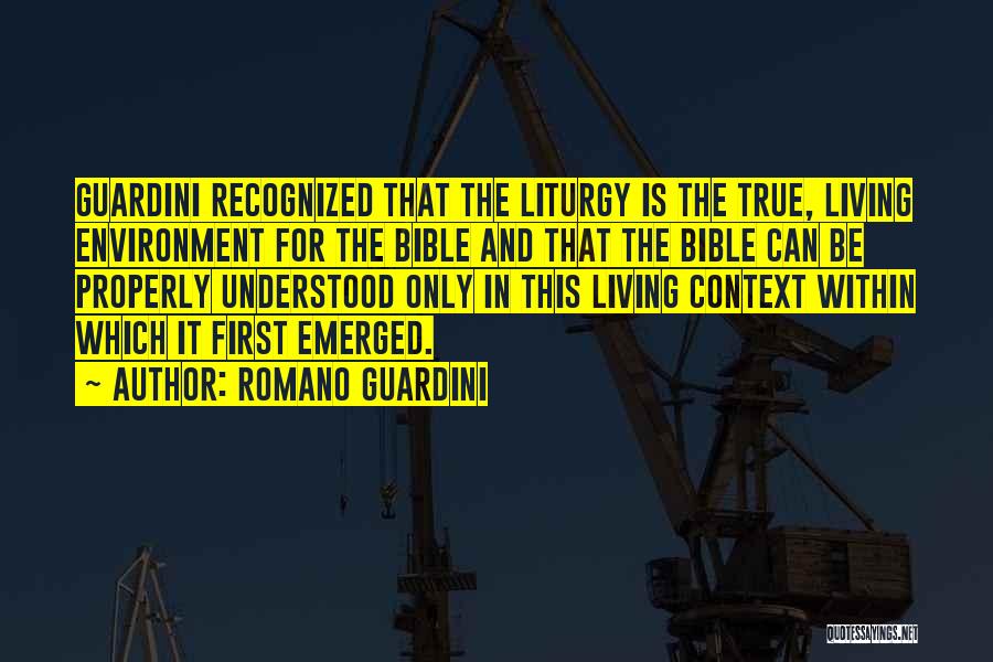 Liturgy Quotes By Romano Guardini