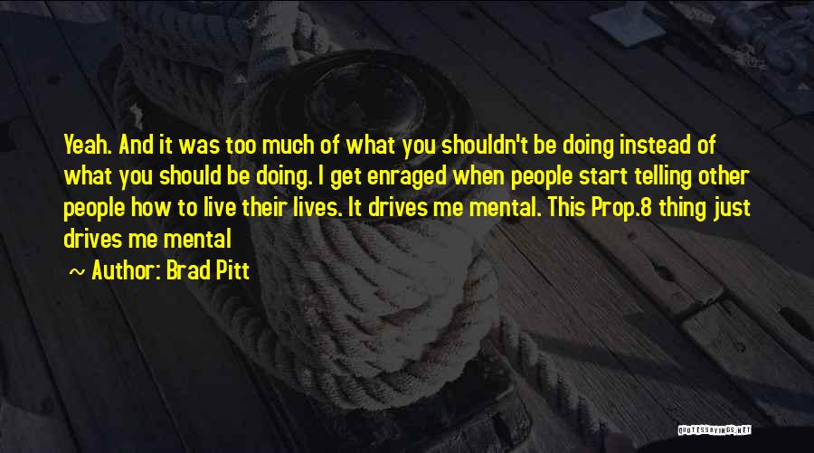 Live 8 Quotes By Brad Pitt