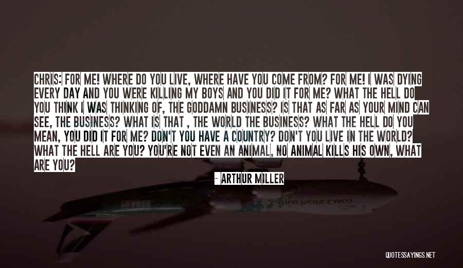 Live A Day Quotes By Arthur Miller