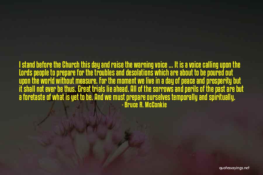 Live A Day Quotes By Bruce R. McConkie