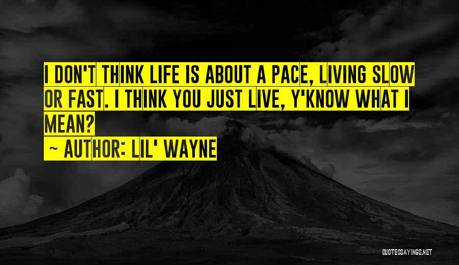 Live A Lil Quotes By Lil' Wayne