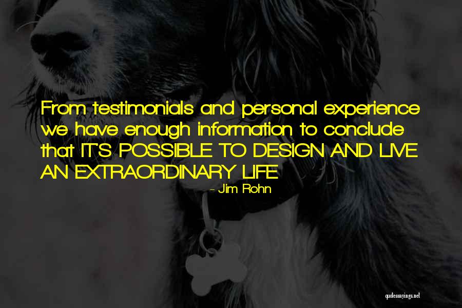 Live An Extraordinary Life Quotes By Jim Rohn Live An Extraordinary Life Quotes By Jim Rohn