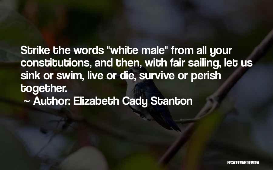 Live And Die Together Quotes By Elizabeth Cady Stanton