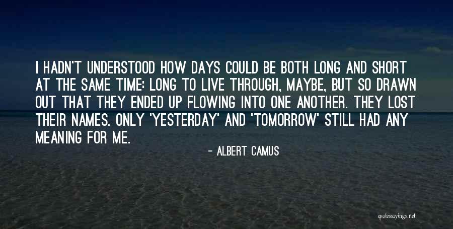 Live And Let Live Short Quotes By Albert Camus