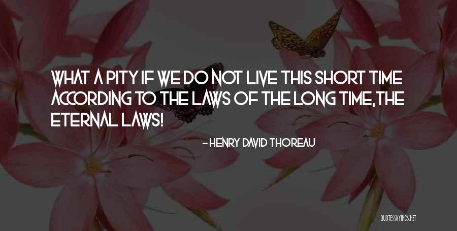 Live And Let Live Short Quotes By Henry David Thoreau