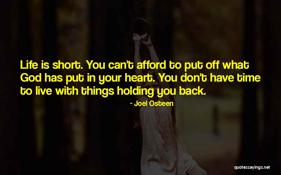 Live And Let Live Short Quotes By Joel Osteen