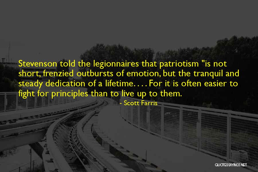 Live And Let Live Short Quotes By Scott Farris