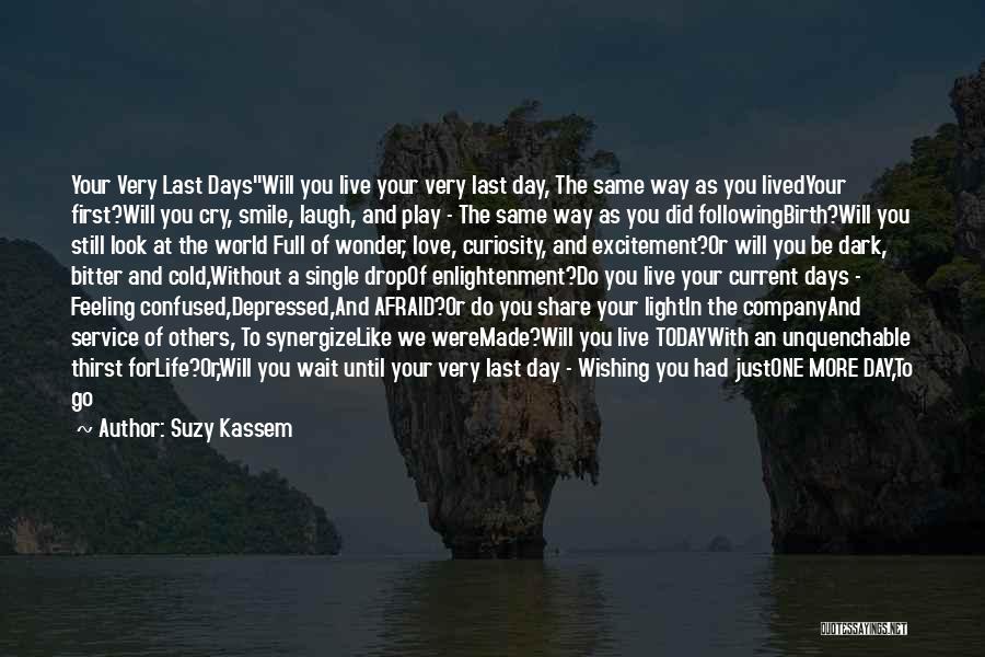 Live And Love Your Life Quotes By Suzy Kassem