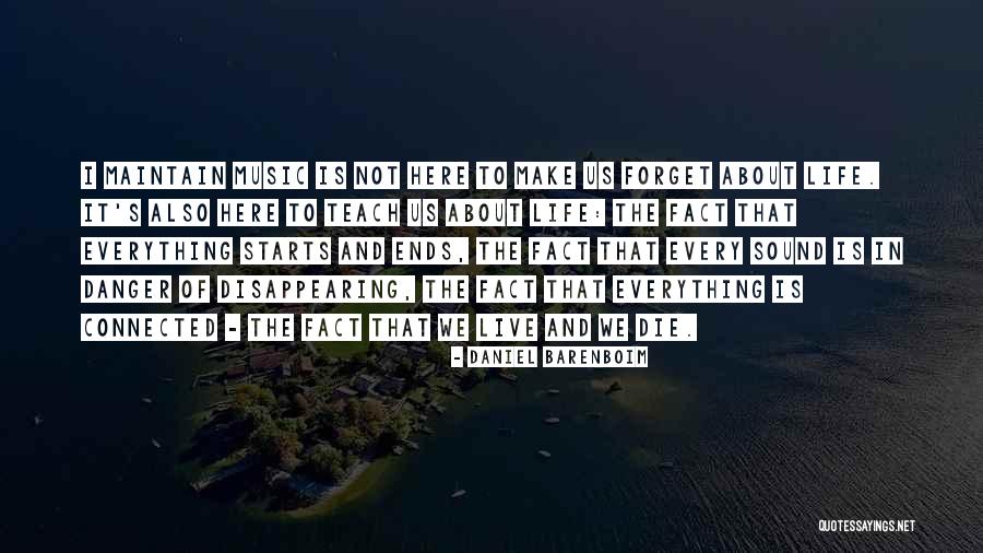 Live And Maintain Quotes By Daniel Barenboim Live And Maintain Quotes By Daniel Barenboim
