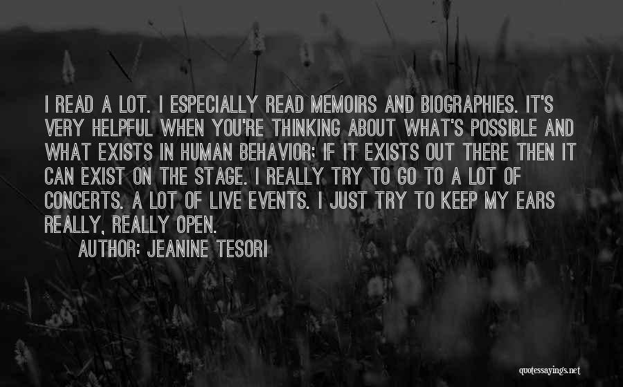 Live Concerts Quotes By Jeanine Tesori