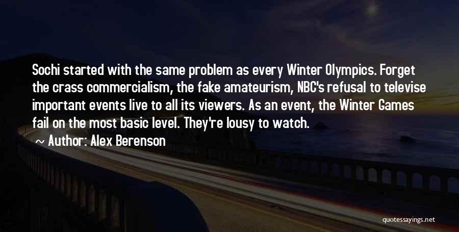 Live Events Quotes By Alex Berenson