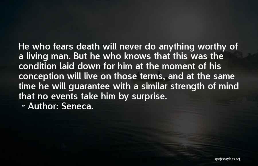 Live Events Quotes By Seneca.